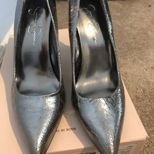 Jessica Simpson Shoes - Jessica Simpson Silver heels Jessica Simpson Shoes - Jessica Simpson Silver heels